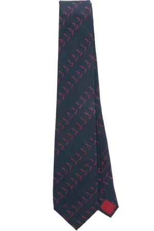 VALENTINO GARAVANI 1990s feather-print tie