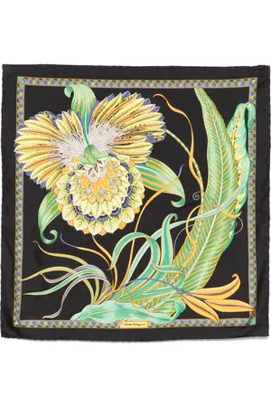 Salvatore Ferragamo 1990s floral-print scarf
