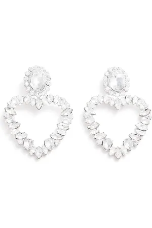 Self-Portrait Crystal drop earrings