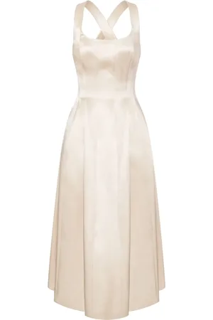 Serafini Satin midi dress