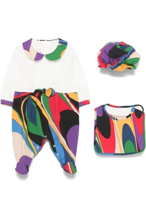 PUCCI Junior Abstract-print pyjamas