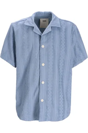 Oas Patterned terry-cloth shirt