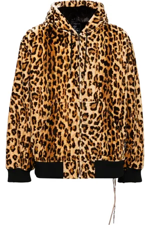 MASTERMIND Leopard-print hooded jacket