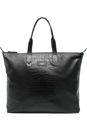 Dolce & Gabbana Crocodile-embossed leather tote bag