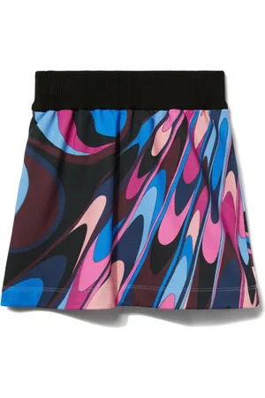PUCCI Junior Onde-print mini skirt