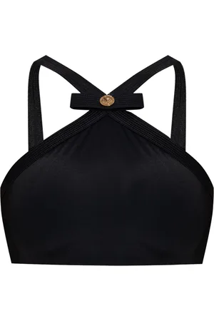 VERSACE Bow detail bikini top