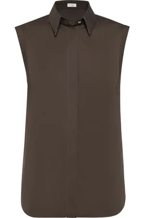 Brunello Cucinelli Monili-trim shirt