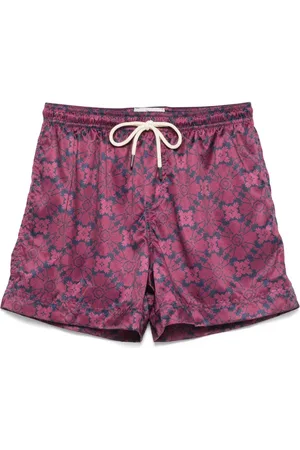 PENINSULA SWIMWEAR Graphic-print swim shorts