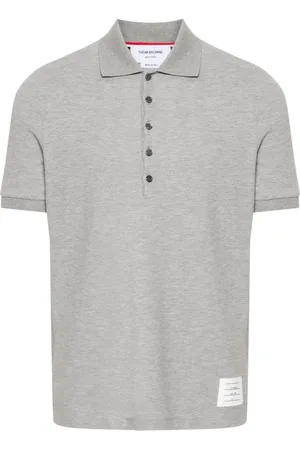 Thom Browne 4-Bar cotton polo shirt