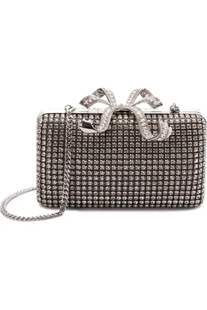 Self-Portrait Crystal clutch bag