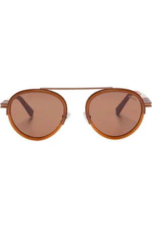 Ermenegildo Zegna Round-frame sunglasses