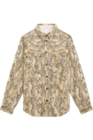 Isabel Marant Victor snake-print shirt