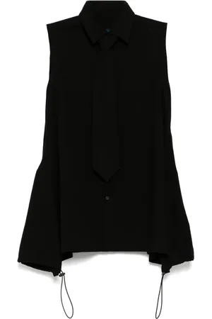 YOHJI YAMAMOTO Asymmetric sleeveless shirt