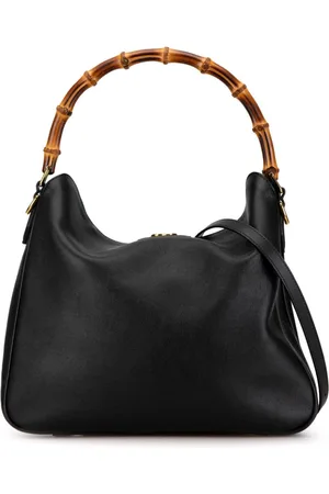 Gucci 2016-2023 Large Bamboo Leather Diana satchel