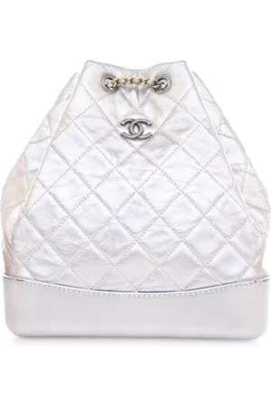 CHANEL 2017-2018 Metallic Crumpled Calfskin Gabrielle backpack