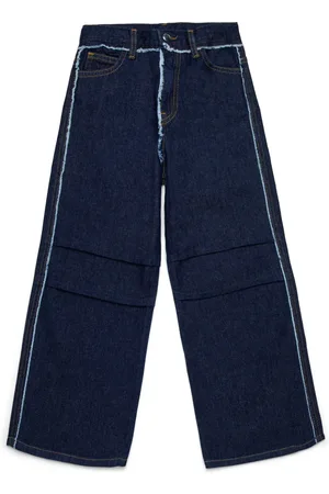 Marni Frayed-trim jeans
