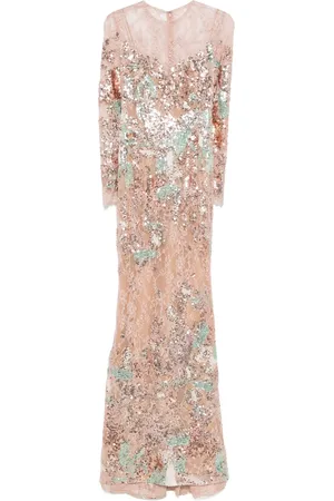 Elie saab Celestial lace-detail gown