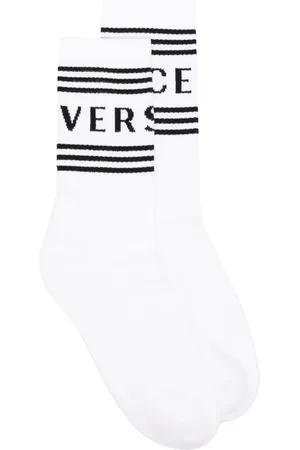 VERSACE 90s Vintage Logo socks