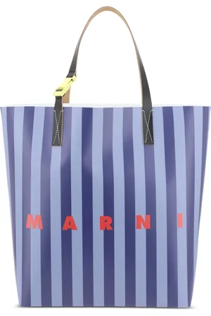 Marni Striped tote bag