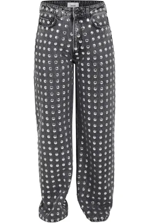 haikure Stud-embellished jeans