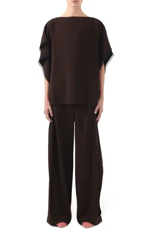 Jason Wu Asymmetric crepe blouse