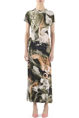 Jason Wu Abstract-pattern midi dress