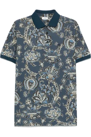 Etro Paisley polo shirt
