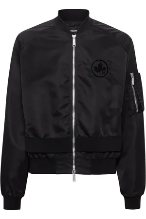 Dsquared2 Logo-appliqué bomber jacket