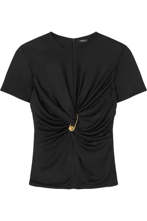 VERSACE Safety Pin gathered top