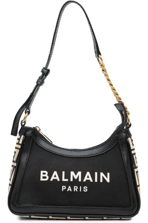 Balmain 2023-2024 Canvas B-Army Logo shoulder bag