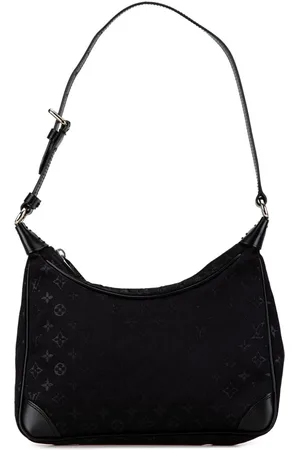 LOUIS VUITTON 2001 Monogram Mini Satin Boulogne shoulder bag