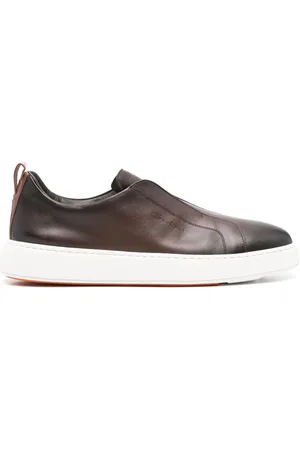 santoni Leather sneakers