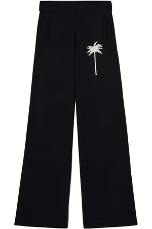 Palm Angels Palm tree knitted trousers