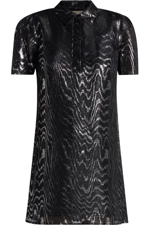 Michael Kors Metallic-pattern T-shirt dress