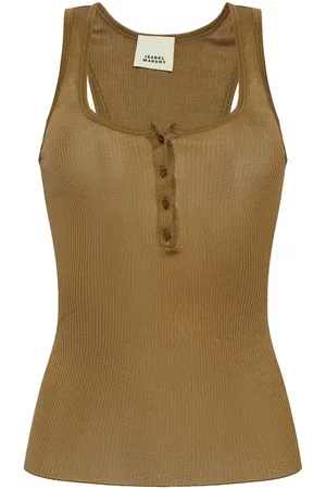 Isabel Marant Cotton Henley vest