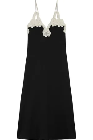 Jil Sander Embroidered midi dress