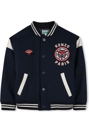 Kenzo Chenille logo patch jacket