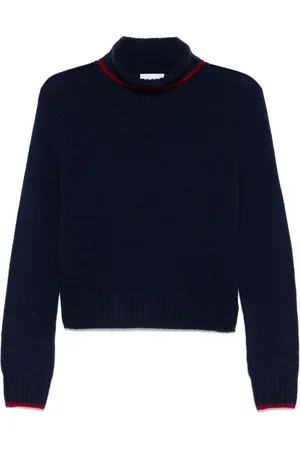 Be You Contrasting-trim sweater