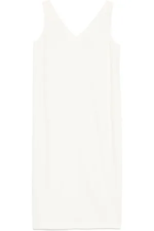 THEORY V-neck midi dress