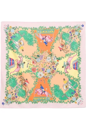 Gucci Floral-print silk scarf