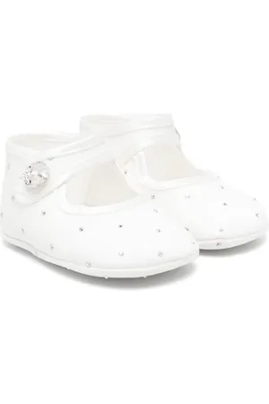 MONNALISA Crystal-embellished pre-walkers