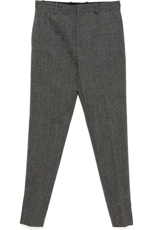 Jil Sander Textured wool tailored trousers
