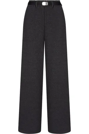 Studio Tomboy Belted french-terry trousers