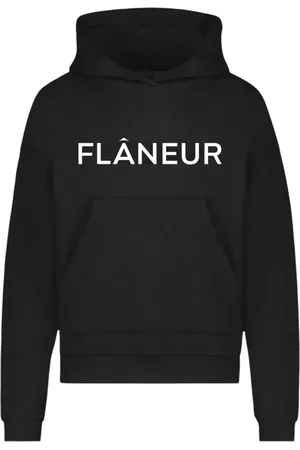 FLÂNEUR Logo-print hoodie