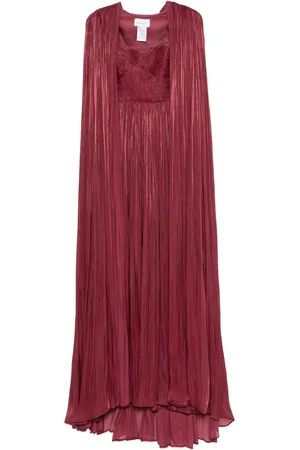 Ana Radu Layered plissé gown