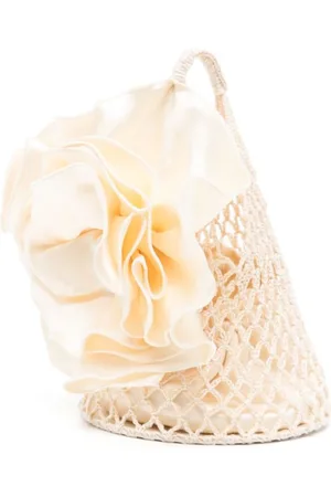 MAGDA BUTRYM Devana floral-appliqué mini bag