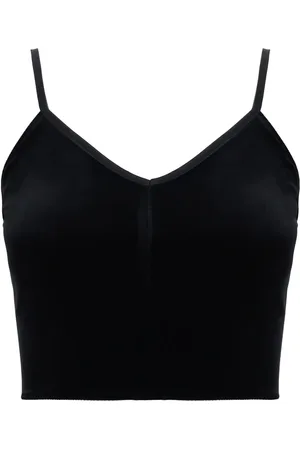 FORTE FORTE Velvet cropped top