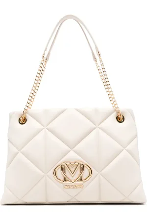 Moschino Logo-plaque tote bag