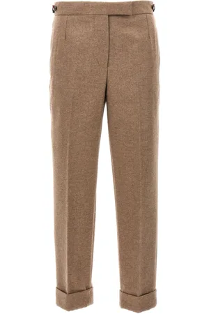 Thom Browne Cropped slim-cut trousers