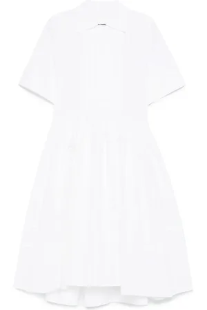 Jil Sander Cotton midi dress